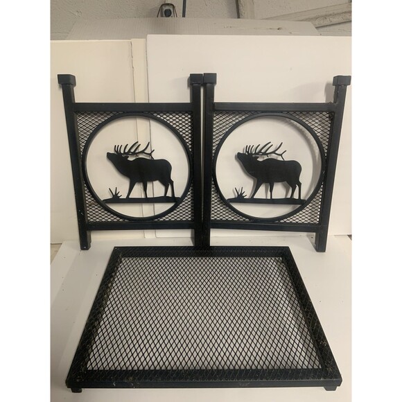 ELK Firewood Log Rack, Iron Wood Lumber Storage Holder Fireplace, Heavy Duty ... - Picture 6 of 16